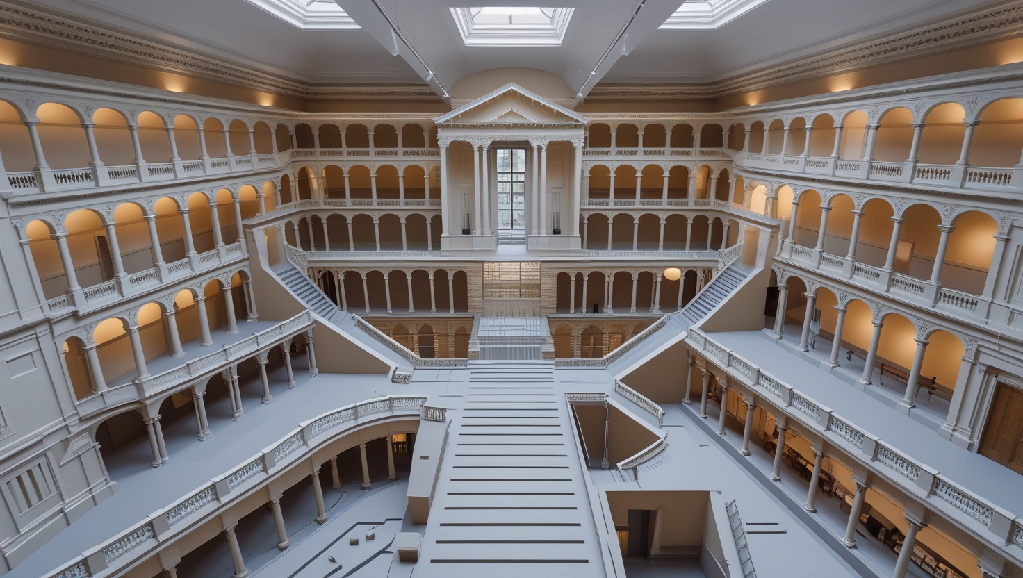 isovist map of Soane Museum