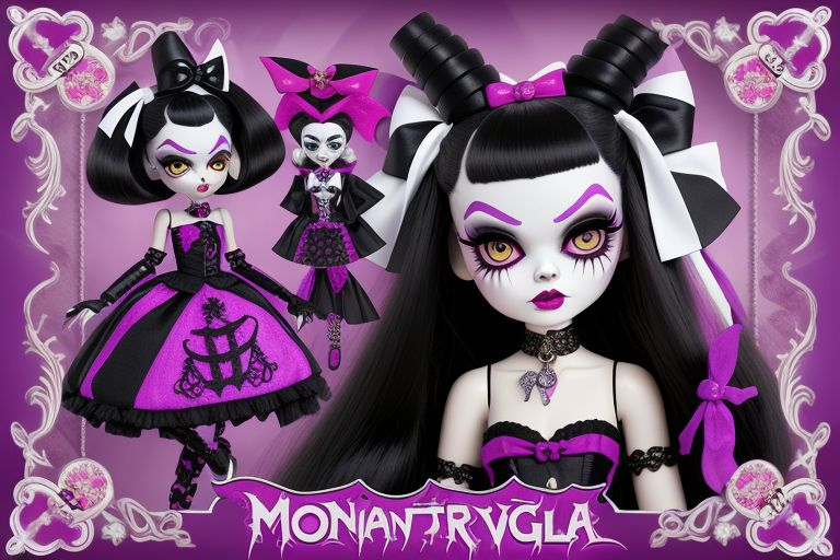 monster high draculaura reproduction doll wearing original fashion